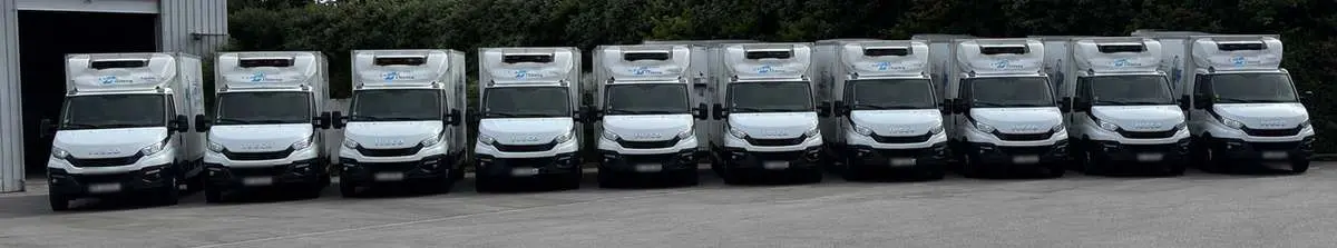 Ligne de véhicules utilitaires frigorifiques Iveco de la flotte